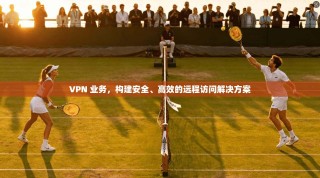 VPN 业务，构建安全、高效的远程访问解决方案