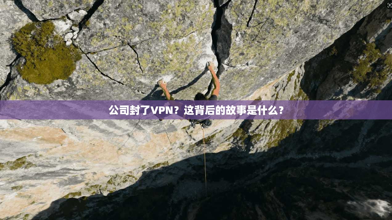 公司封了VPN？这背后的故事是什么？  第1张