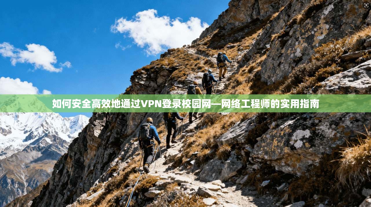 如何安全高效地通过VPN登录校园网—网络工程师的实用指南