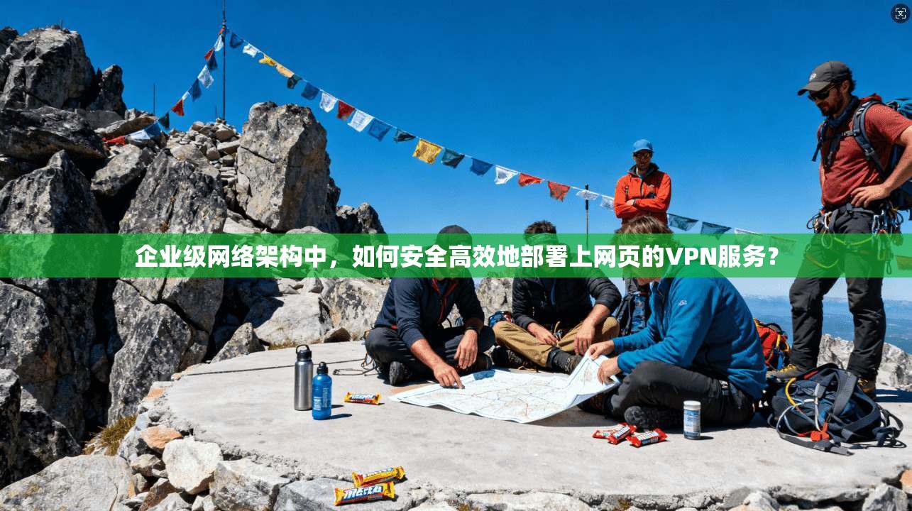 企业级网络架构中，如何安全高效地部署上网页的VPN服务？