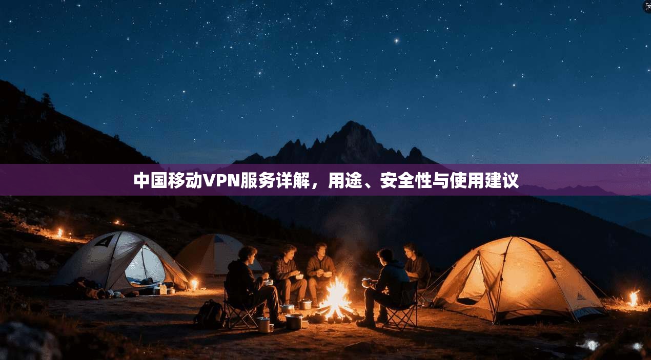 中国移动VPN服务详解，用途、安全性与使用建议