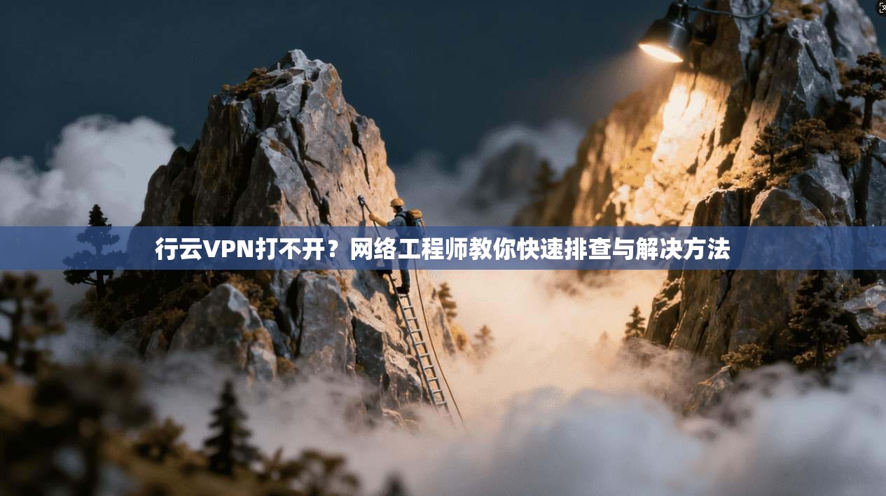 行云VPN打不开？网络工程师教你快速排查与解决方法