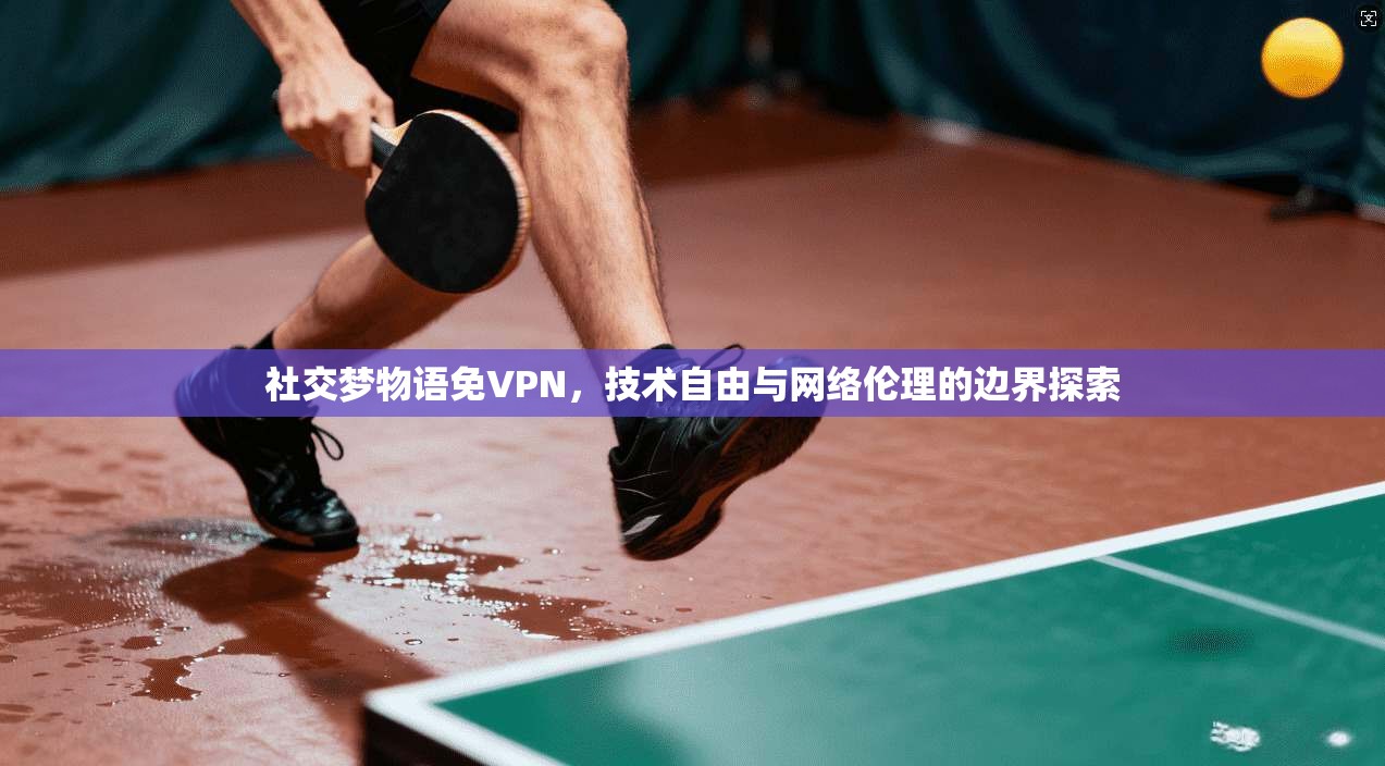 社交梦物语免VPN，技术自由与网络伦理的边界探索