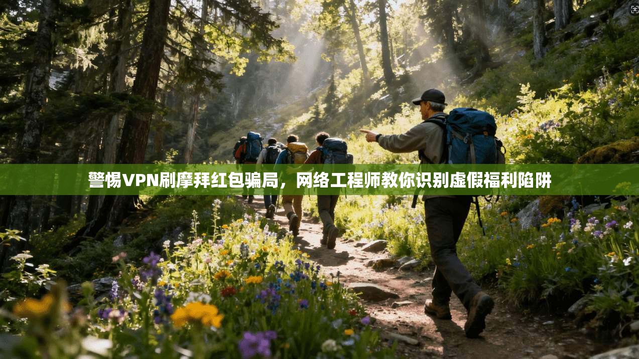 警惕VPN刷摩拜红包骗局，网络工程师教你识别虚假福利陷阱