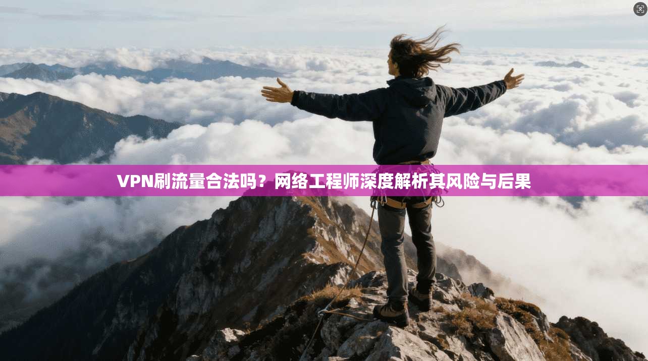 VPN刷流量合法吗？网络工程师深度解析其风险与后果