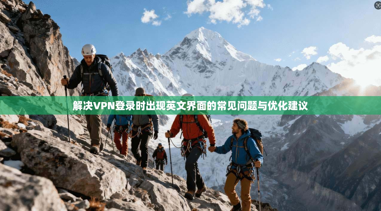 解决VPN登录时出现英文界面的常见问题与优化建议