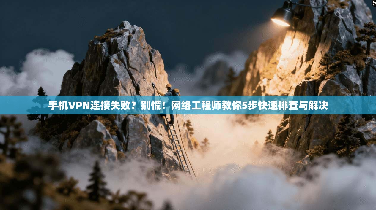 手机VPN连接失败？别慌！网络工程师教你5步快速排查与解决