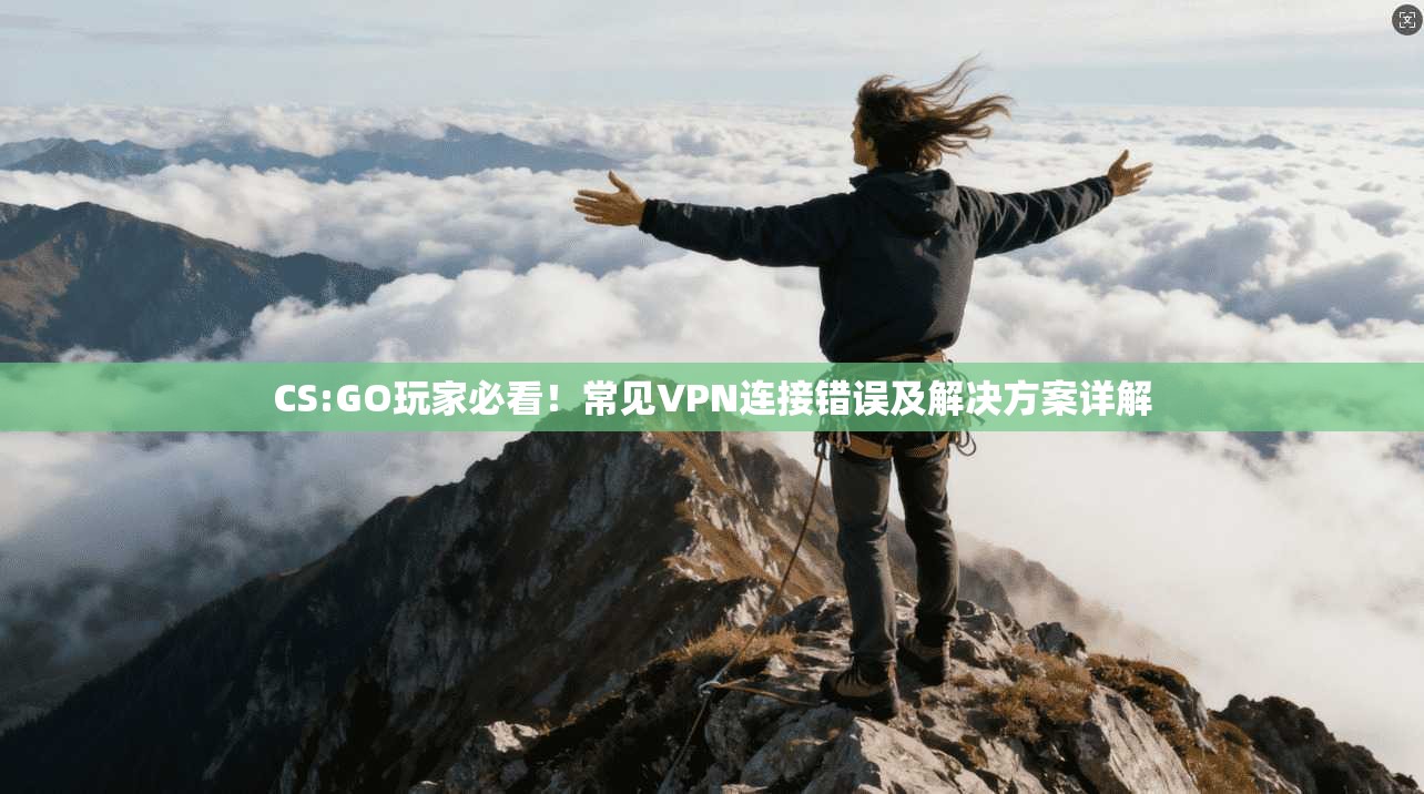 CS:GO玩家必看！常见VPN连接错误及解决方案详解