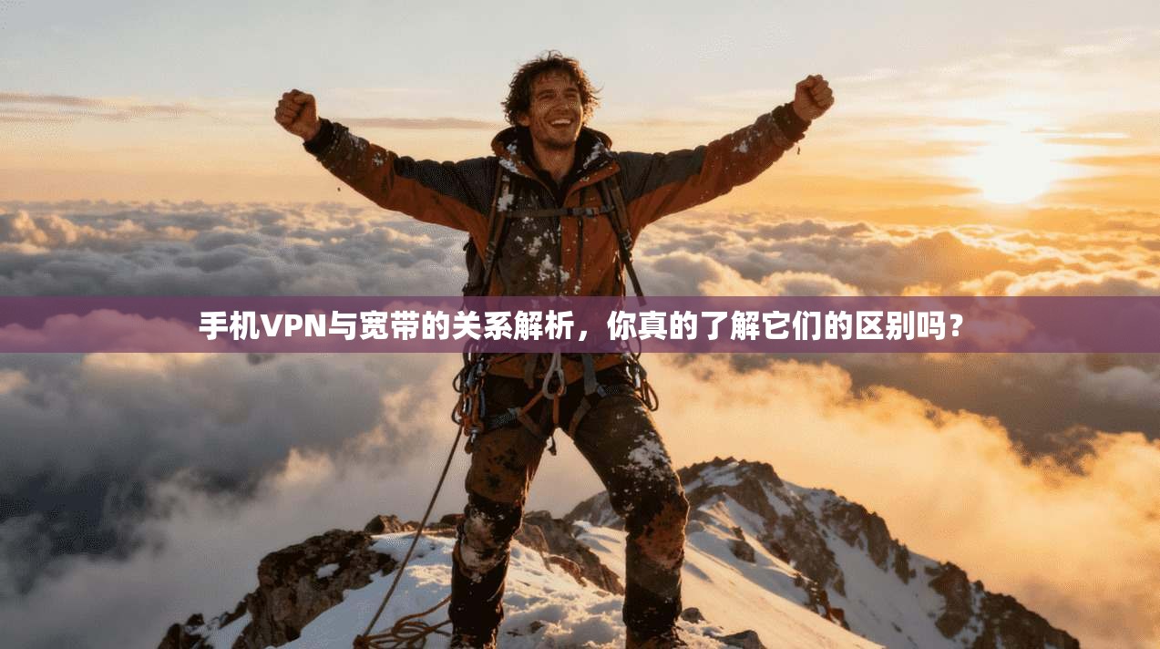 手机VPN与宽带的关系解析,你真的了解它们的区别吗? 手机VPN与宽带的关系解析,你真的了解它们的区别吗?