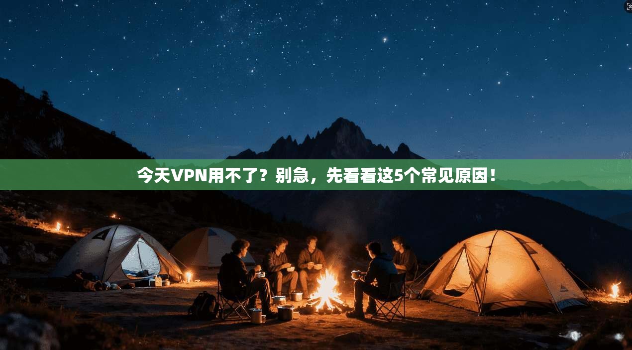今天VPN用不了?别急,先看看这5个常见原因! 今天VPN用不了?别急,先看看这5个常见原因!